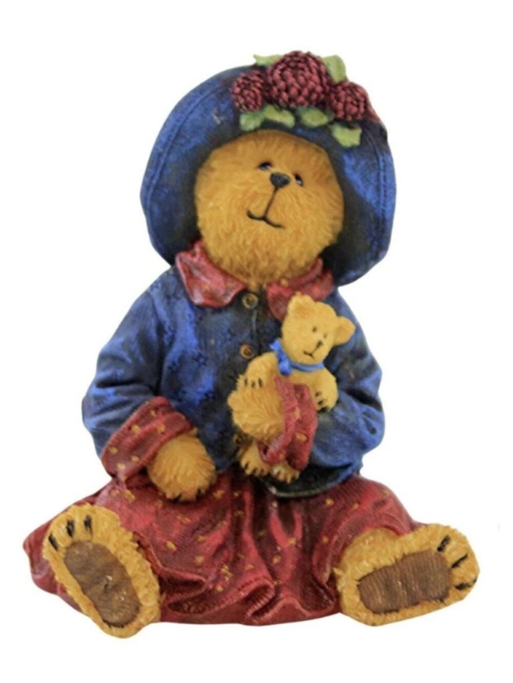 Boyds Bears NIB Mamie Bearsvelt with Teddy Hold Near What is Dear, #2277992